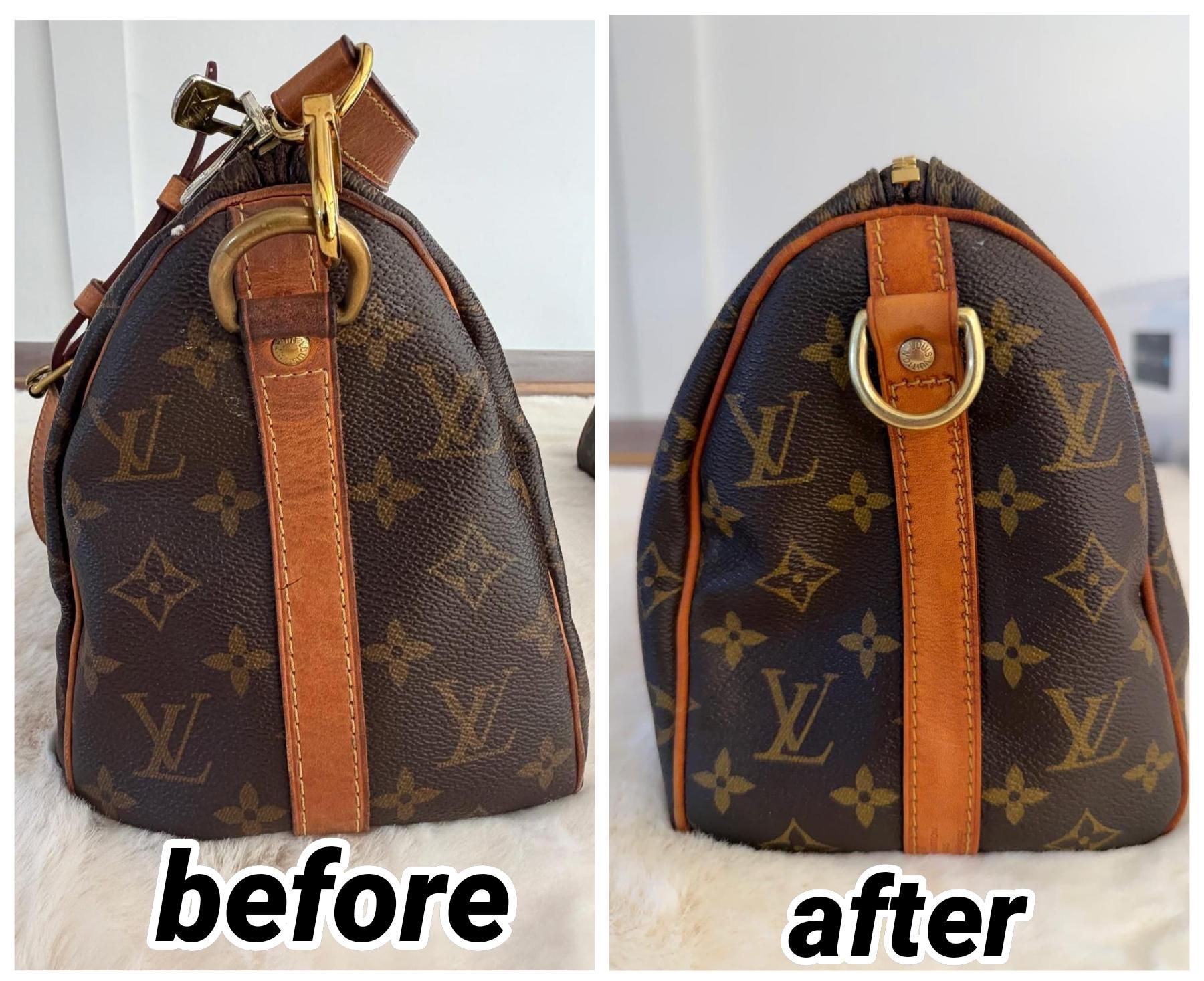 Louis Vuitton Bag After Cleaning