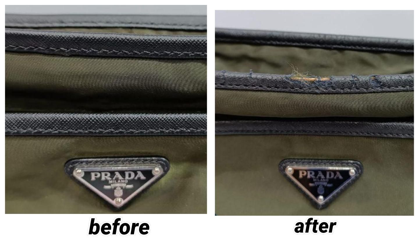 Hermès Bag Before Restoration